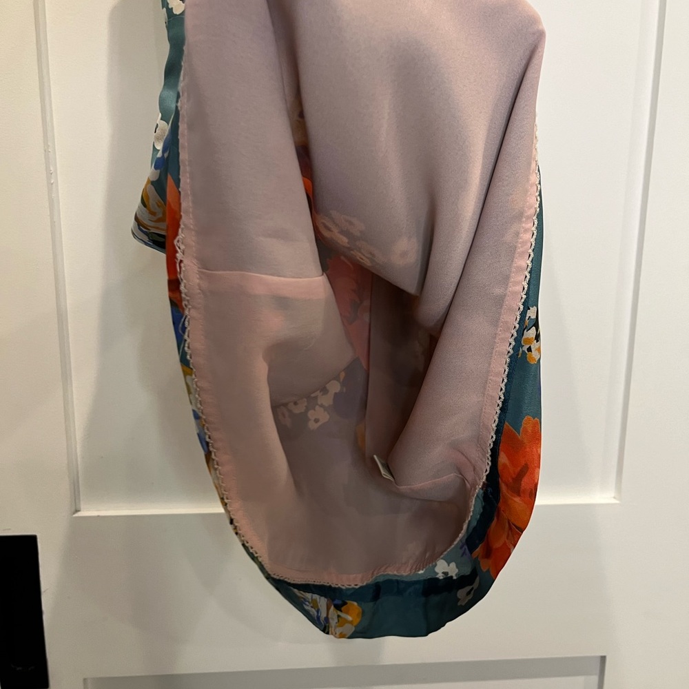 Moulinette Soeurs Teal Floral Dress - Picture 8 of 10